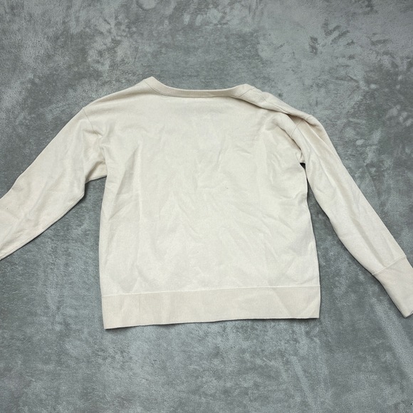 Lucky Brand Women's M Pullover Sweater Beige e0189 - Picture 5 of 7